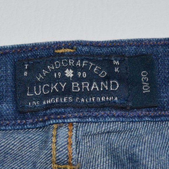 Lucky Brand Sweet Crop Jeans Size 10 length 30inch - Picture 3 of 10